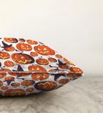 - Sonil-K-4905-Gorsel3 - Realhomes  Realhomes Beyaz Zeminde Balkabağı Dijital Baskılı Modern Raşel Kadife Kırlent Kılıfı Realhomes