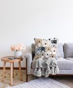 - Sonil-K-4910-Gorsel2 - Realhomes  Realhomes Ayıcıklar Dijital Baskılı Modern Raşel Kadife Kırlent Kılıfı Realhomes