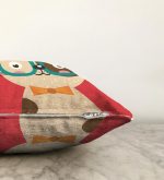 Realhomes Renkli Kedi Dijital Baskılı Modern Raşel Kadife Kırlent Kılıfı Realhomes