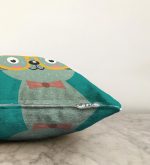 Realhomes Renkli Kedi Dijital Baskılı Modern Raşel Kadife Kırlent Kılıfı Realhomes