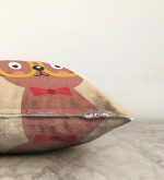 Realhomes Renkli Kedi Dijital Baskılı Modern Raşel Kadife Kırlent Kılıfı Realhomes