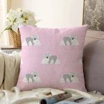 - Sonil-K-4932-Gorsel1 - Realhomes  Realhomes Bulutlara Sarılmış Ayıcıklar Dijital Baskılı Modern Raşel Kadife Yastık Kılıfı Realhomes