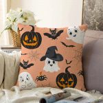 - Sonil-K-4935-Gorsel1 - Realhomes  Realhomes Balkabağı ve Casper Dijital Baskılı Modern Raşel Kadife Yastık Kılıfı Realhomes