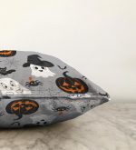 Realhomes Balkabağı ve Casper Dijital Baskılı Modern Raşel Kadife Yastık Kılıfı Realhomes