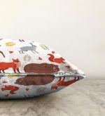 - Sonil-K-4947-Gorsel3 - Realhomes  Realhomes Sevimli Hayvanlar Desenli Dijital Baskılı Modern Raşel Kadife Yastık Kılıfı Realhomes