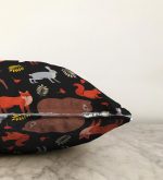 - Sonil-K-4948-Gorsel3 - Realhomes  Realhomes Sevimli Hayvanlar Desenli Dijital Baskılı Modern Raşel Kadife Yastık Kılıfı Realhomes