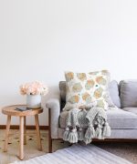 Realhomes Dijital Baskılı Modern Raşel Kadife Kırlent Kılıfı Realhomes