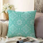 Realhomes Dijital Baskılı Dekoratif Raşel Kadife Yastık Kırlent Kılıfı Realhomes