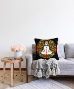 - Sonil-K-5003-Gorsel2 - Realhomes Uzak Doğu Yoga Motifleri Mandalas Özel Tasarım Dijital Baskılı Raşel Kadife Kırlent Kılıfı Realhomes