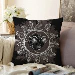 - Sonil-K-5006-Gorsel1 - Realhomes  Realhomes Özel Tasarım Güneş Ay Motifli Raşel Kadife Kırlent Kılıfı Realhomes