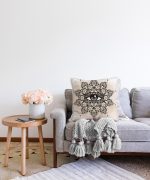 - Sonil-K-5011-Gorsel2 - Realhomes  Özel Tasarım Çiçek Üçüncü Göz Motifli Raşel Kadife Kırlent Kılıfı Realhomes