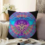 - Sonil-K-5023-Gorsel1 - Realhomes  Realhomes Dijital Baskılı Özel Tasarım Dekoratif Modern Raşel Kadife Kırlent Kılıfı Realhomes