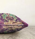 - Sonil-K-5028-Gorsel3 - Realhomes  Beyaz Zeminde Renkli Uzak Doğu Denge İkonlu Dijital Baskılı Raşel Kadife Yastık Kırlent Kılıfı Realhomes