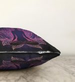 - Sonil-K-5032-Gorsel3 - Realhomes  Pembe Neon Motifli Uzak Doğu Yoga Desenli Raşel Kadife Kırlent Kılıfı Realhomes