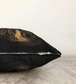 - Sonil-K-5035-Gorsel3 - Realhomes  Uzak Doğu Gold Yoga Motifli Özel Tasarım Dijital Baskılı Raşel Kadife Yastık Kırlent Kılıfı Realhomes