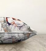 Fashion Womens Dijital Baskılı Raşel Kadife Kırlent Kılıfı Realhomes