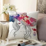 - Sonil-K-5078-Gorsel1 - Realhomes  Fashion Girl Şapka Özel Tasarım Dijital Baskılı Raşel Kadife Kırlent Kılıfı Realhomes