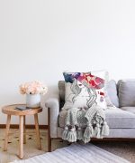 - Sonil-K-5078-Gorsel2 - Realhomes  Fashion Girl Şapka Özel Tasarım Dijital Baskılı Raşel Kadife Kırlent Kılıfı Realhomes