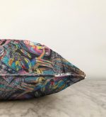 - Sonil-K-5079-Gorsel3 - Realhomes Sulu Boya Tüy Motifli Renkli Kadın Özel Tasarım Raşel Kadife Kırlent Kılıfı Realhomes