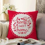 - Sonil-K-508-Gorsel1 - Realhomes  Home Sweet Home Dijital Baskılı Dekoratif Raşel Kadife Yastık Kırlent Kılıfı Realhomes