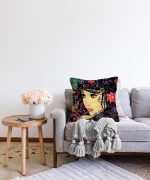 - Sonil-K-5084-Gorsel2 - Realhomes  Rengarenk Çiçekli Beautiful Girl Dekoratif Raşel Kadife Yastık Kılıfı Realhomes