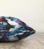 - Sonil-K-5085-Gorsel3 - Realhomes  Mavi Ağırlıklı Çiçek Motifli Beautiful Girl Dekoratif Raşel Kadife Yastık Kılıfı Realhomes