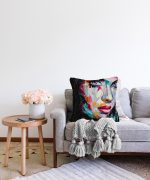 - Sonil-K-5092-Gorsel2 - Realhomes  Göz Kirpik Dudak Motifli Sulu Boya Dekoratif Raşel Kadife Yastık Kılıfı Realhomes