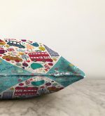 Realhomes Dijital Baskılı Dekoratif Raşel Kadife Yastık Kırlent Kılıfı Realhomes