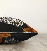 - Sonil-K-5100-Gorsel3 - Realhomes  Siyah Ve Karamel Zeminde Zenci Kadın Dijital Baskılı Raşel Kadife Yastık Kılıfı Realhomes