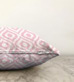 - Sonil-K-5116pembe-Gorsel3 - Realhomes  Özel Tasarım Pembe İkat Desenli Dijital Baskılı Raşel Kadife Yastık Kırlent Kılıfı Realhomes