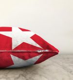 Modern Yıldız Desen Dijital Baskılı Dekoratif Raşel Kadife Yastık Kırlent Kılıfı Realhomes