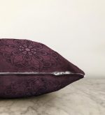 - Sonil-K-5125-Gorsel3 - Realhomes  Eski Lavanta Renkli Mandala Motifli Modern Raşel Kadife Kırlent Kılıfı Realhomes