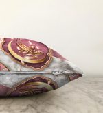 Realhomes Dini Motifli Özel Tasarım Dijital Baskılı Raşel Kadife Kırlent Kılıfı Realhomes