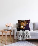 - Sonil-K-5182-Gorsel2 - Realhomes  Realhomes Dini Motifli Özel Tasarım Dijital Baskılı Raşel Kadife Kırlent Kılıfı Realhomes