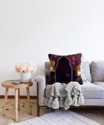 - Sonil-K-5186-Gorsel2 - Realhomes Realhomes Dini Motifli Özel Tasarım Dijital Baskılı Raşel Kadife Kırlent Kılıfı Realhomes