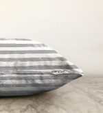 - Sonil-K-5237gri-Gorsel3 - Realhomes  Gri Çizgili Motifli Dekoratif Modern Raşel Kadife Yastık Kılıfı Realhomes