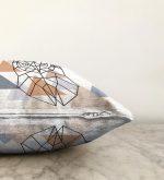 - Sonil-K-5258-Gorsel3 - Realhomes  Geometrik Çizimlerden Oluşan Baykuş Motifli Özel Tasarım Raşel Kadife Kırlent Kılıfı Realhomes