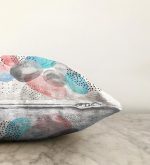 - Sonil-K-5267-Gorsel3 - Realhomes  Beyaz Zeminde Renkli Yumurta Desenli Özel Tasarım Raşel Kadife Yastık Kılıfı Realhomes