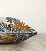 - Sonil-K-5271-Gorsel3 - Realhomes  Kahverengi Ve Gri Yaprak Desenli Raşel Kadife Kırlent Kılıfı Realhomes