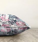 - Sonil-K-5274-Gorsel3 - Realhomes  Sulu Boya Yaprak Motifli Dekoratif Dijital Baskılı Raşel Kadife Kırlent Kılıfı Realhomes