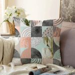 - Sonil-K-5285-Gorsel1 - Realhomes  Dekoratif Mermer Desenli Dijital Baskılı Raşel Kadife Kırlent kılıfı Realhomes