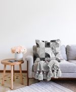 - Sonil-K-5288-Gorsel2 - Realhomes  Realhomes Gri Zeminde Dekoratif Mermer Desenli Raşel Kadife Kırlent Kılıfı Realhomes