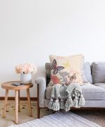 Modern Kelebek Dijital Baskılı Dekoratif Raşel Kadife Yastık Kırlent Kılıfı Realhomes