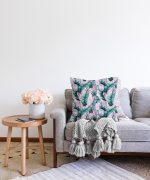 - Sonil-K-5326-Gorsel2 - Realhomes  Yaz Partisi Tropik Çiçek Motifli Raşel Kadife Kırlent Kılıfı Realhomes