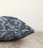 Papatya Desenli Dekoratif Özel Tasarım Raşel Kadife Kırlent Kılıfı Realhomes