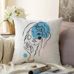 - Sonil-K-5337-Gorsel1 - Realhomes Portre Dijital Baskılı Dekoratif Özel Tasarım Raşel Kadife Yastık Kılıfı Realhomes