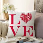 - Sonil-K-534-Gorsel1 - Realhomes  Aşk Temalı Dijital Baskılı Dekoratif Raşel Kadife Yastık Kırlent Kılıfı Realhomes