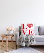 - Sonil-K-534-Gorsel2 - Realhomes  Aşk Temalı Dijital Baskılı Dekoratif Raşel Kadife Yastık Kırlent Kılıfı Realhomes