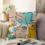 - Sonil-K-5343versiyon-Gorsel1 - Realhomes  Botanik Portre Basklı Özel Tasarımlı Dekoratif Raşel Kadife Kırlent Kılıfı Realhomes