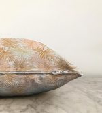 - Sonil-K-5344-Gorsel3 - Realhomes  Altın Çizim Yaprak Desenli Özel Tasarım Raşel Kadife Kırlent Kılıfı Realhomes